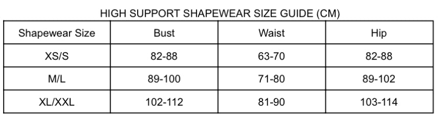 High Support Shapewear- Nude