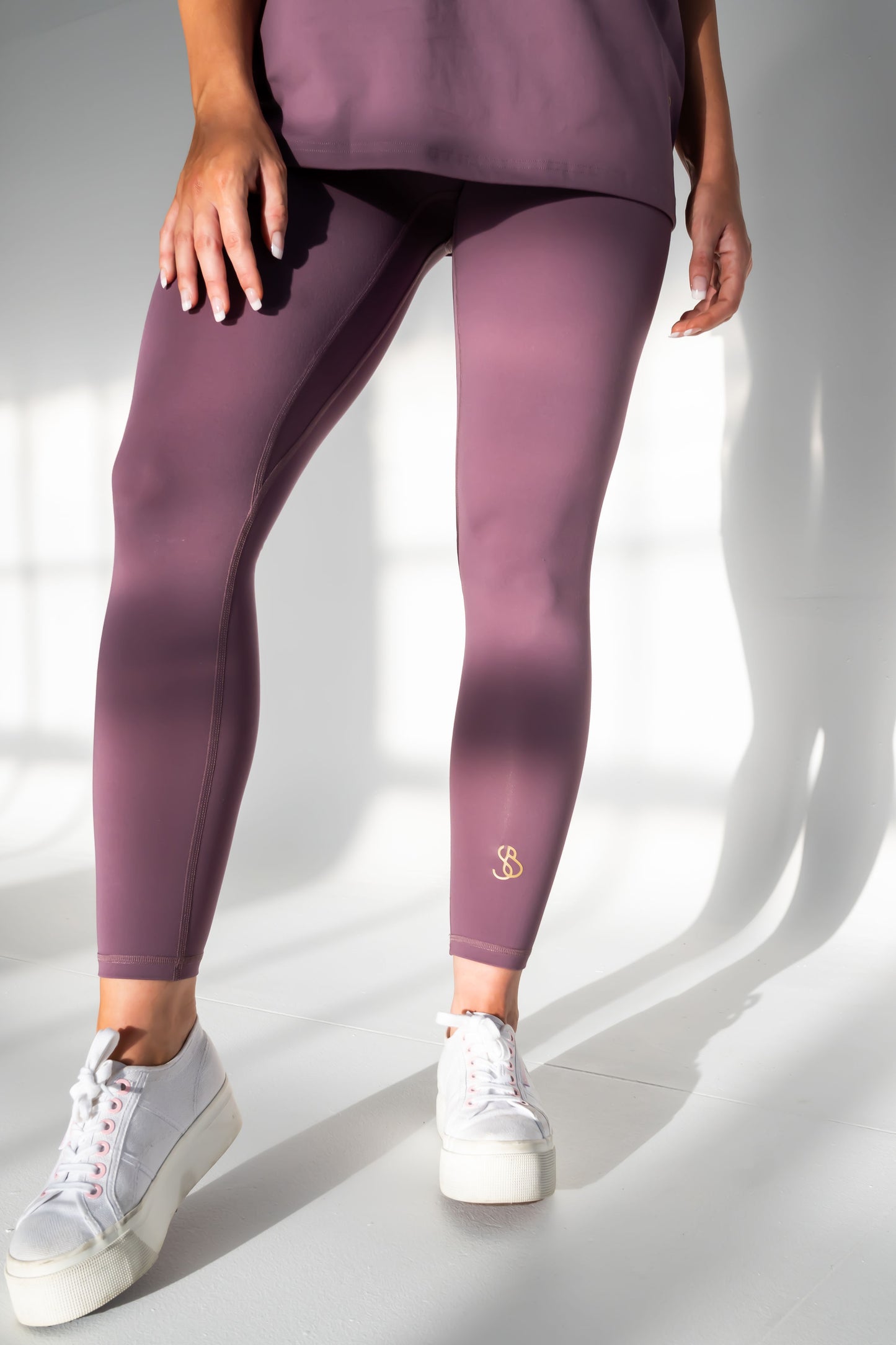 Purple Modest Leggings