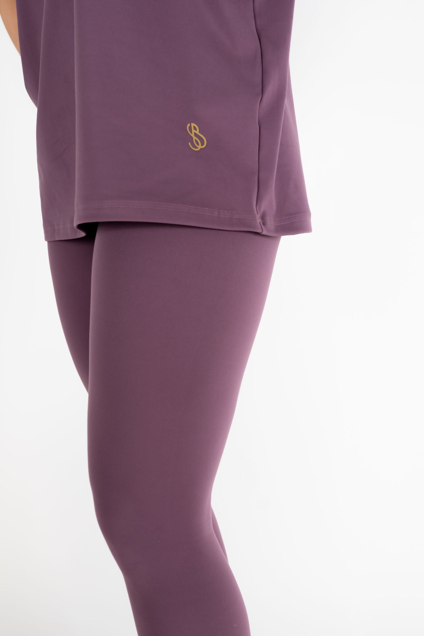 Purple Modest Leggings