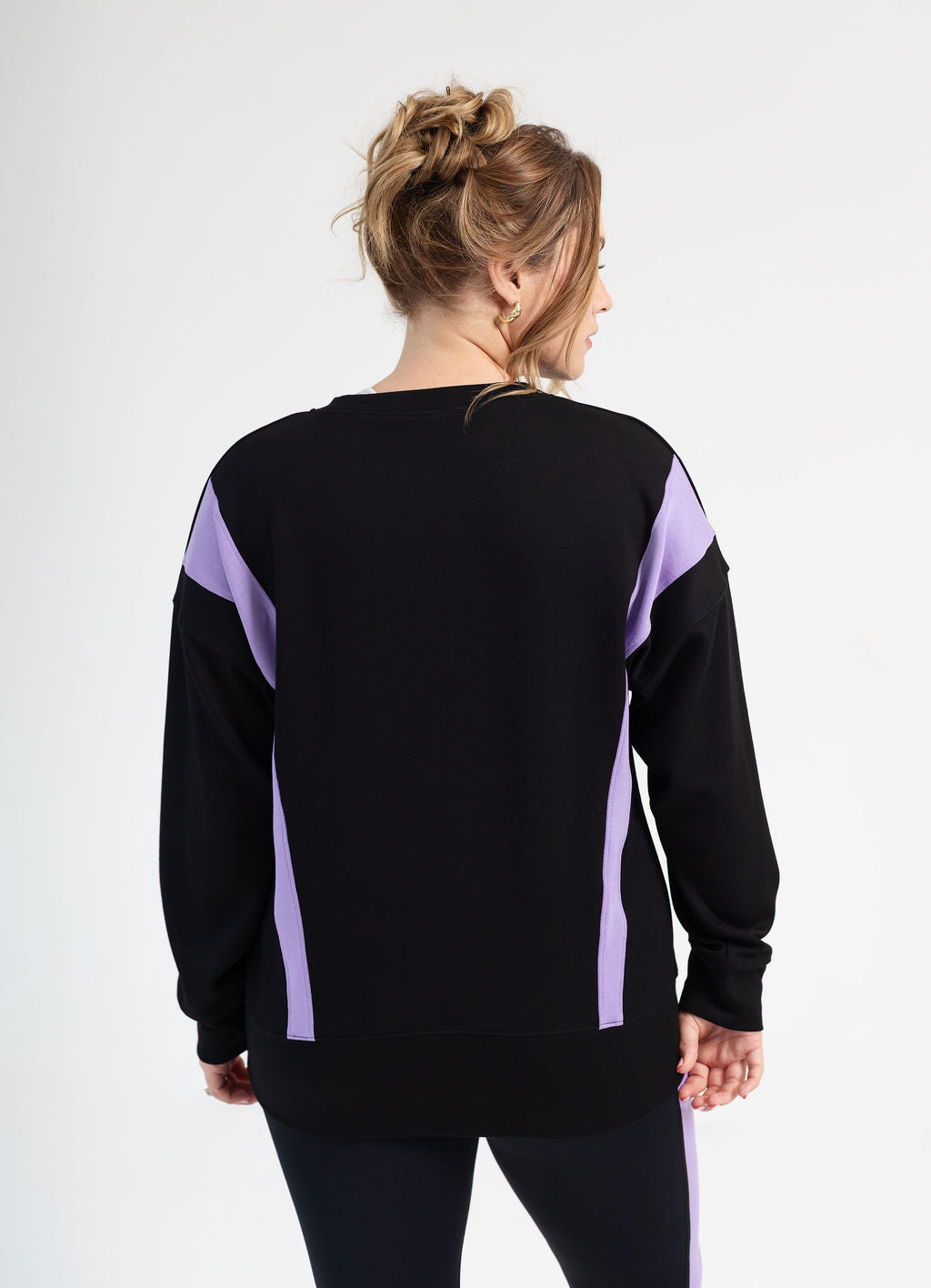 Purple and Black Sweater