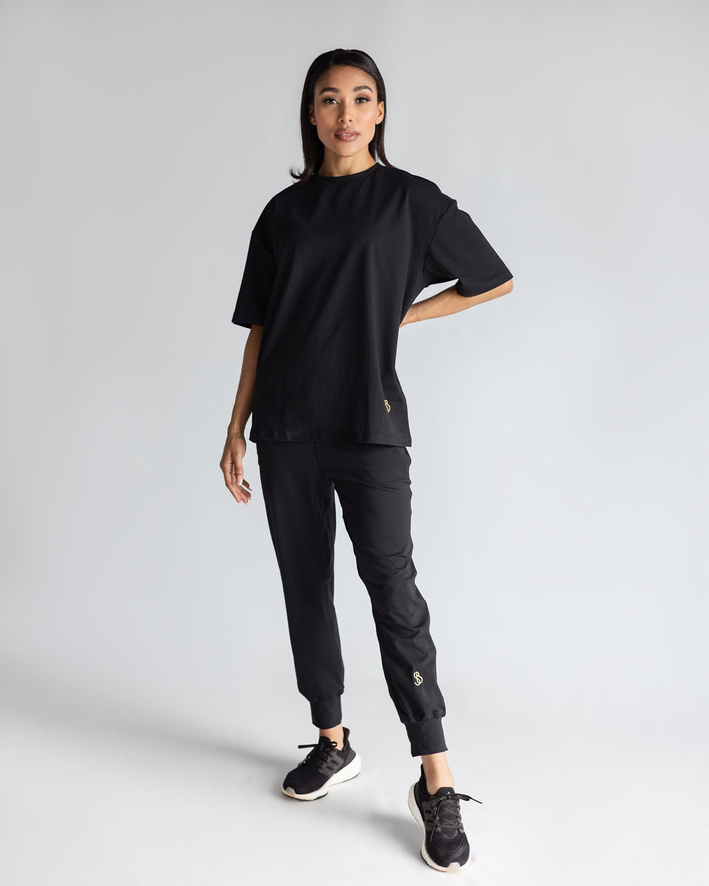 Jet Black Modest Jogger