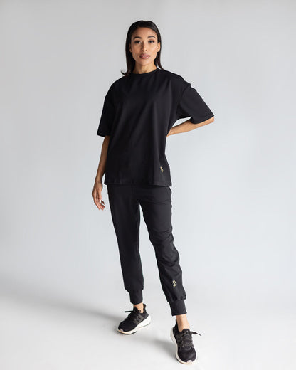 Jet Black Modest Jogger