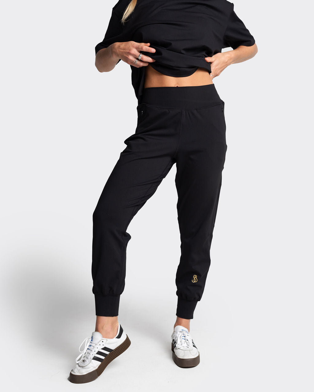 Jet Black Modest Jogger