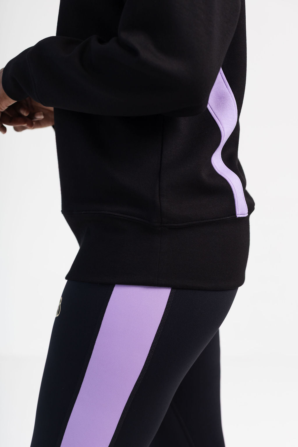Purple and Black Sweater