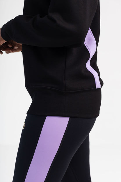 Purple and Black Sweater