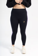 Legging - Purple and Black