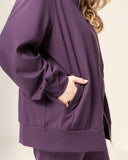 Modest Active Jacket - Vintage Plum