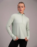 Quarter-Zip Top - Chiffon Melon (PRE-ORDER)