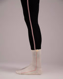 Signature Crew Sock - Cream with Whipped Candy and Chiffon Melon Stripe (PRE-ORDER)