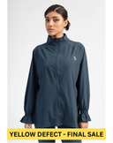 YELLOW DEFECT - Ruffle Sleeve Edition Jacket - Sapphire Blue - PLEASE size down!