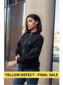 YELLOW DEFECT - MODEST ACTIVE JACKET - BLACK