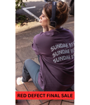 RED DEFECT - MODEST TOP - PURPLE