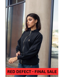 RED DEFECT - MODEST ACTIVE JACKET - BLACK